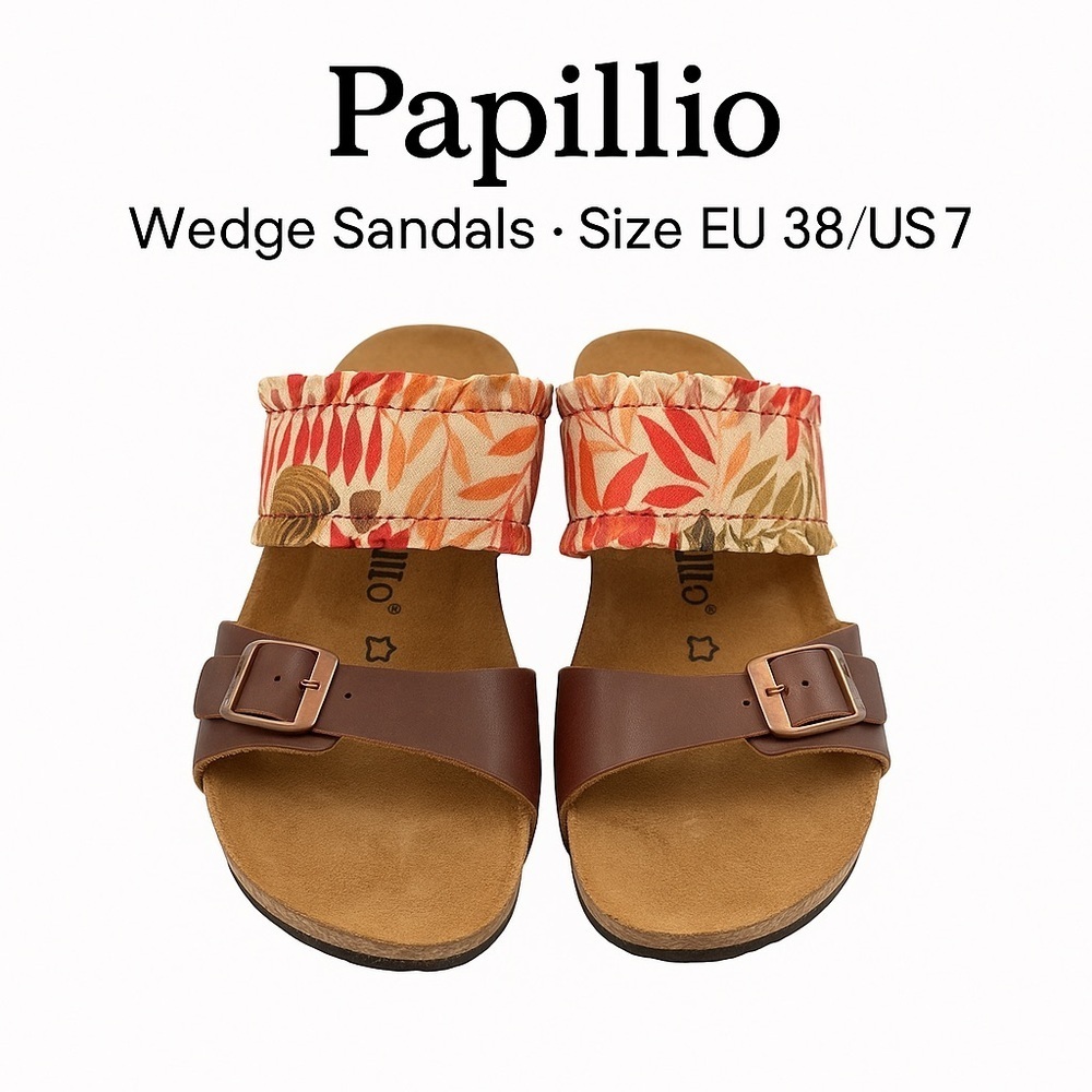 Papillio Wedge Sandals · Size EU 38 / US 7